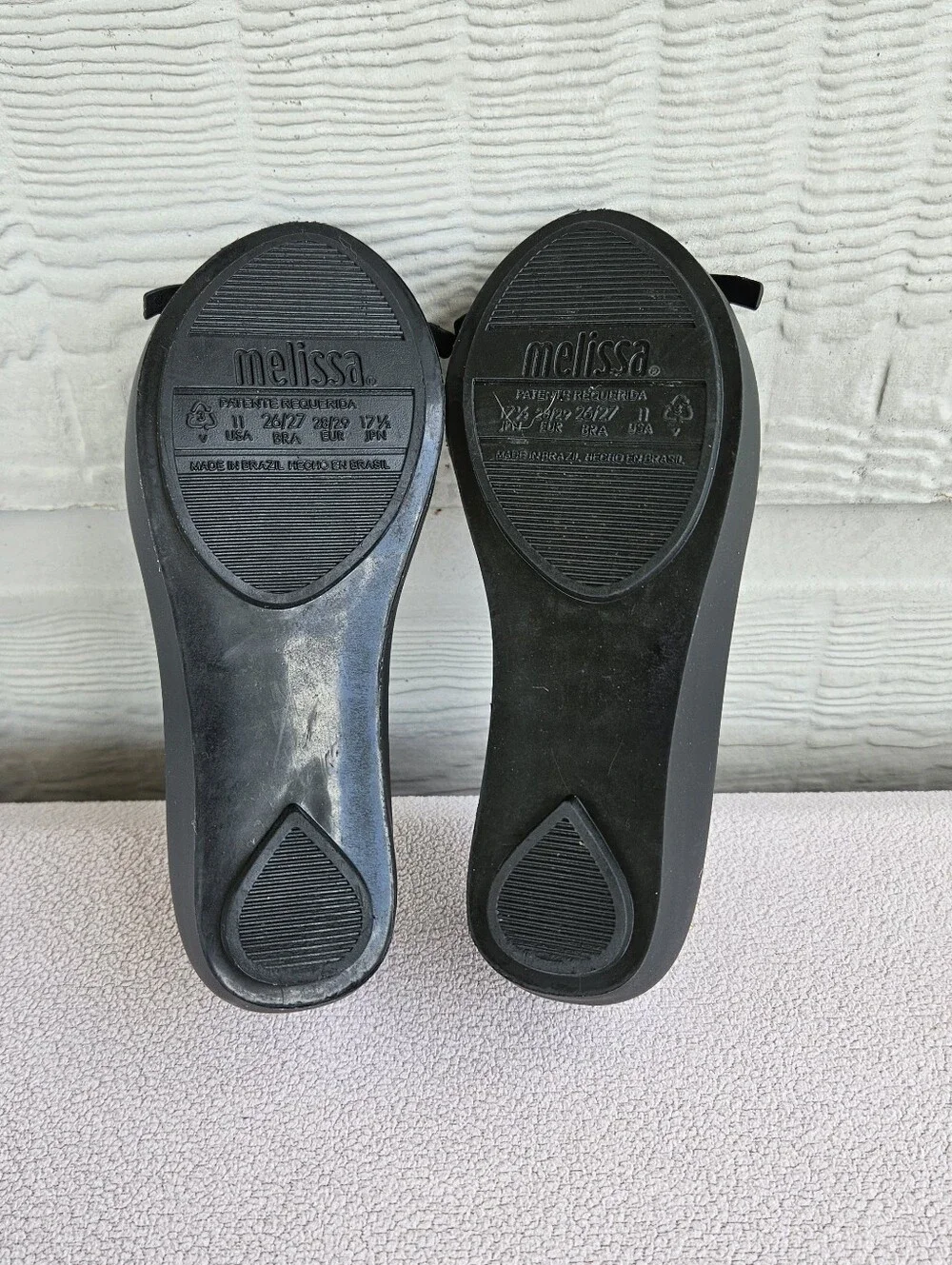 Mel Dreamed by Mini Melissa Ultragirl Black Cat Halloween Slip-On Flats SZ 11